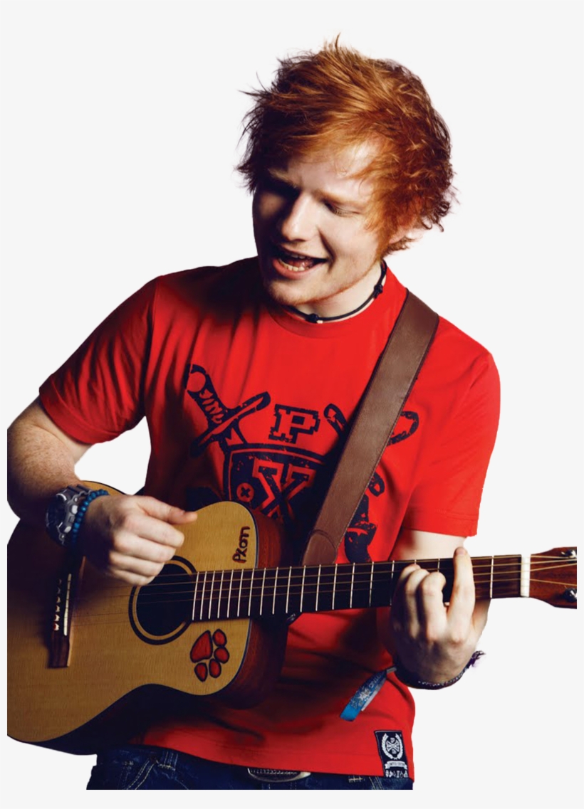 Ed Sheeran - Ed Sheeran Leather Guitar Strap, transparent png #1895621