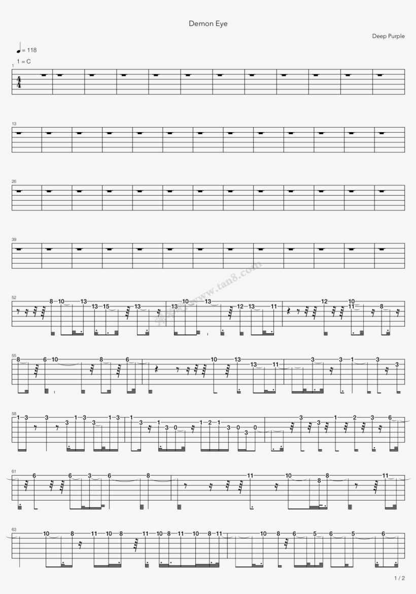 I See Fire - Klaviernoten I See Fire, transparent png #1896036