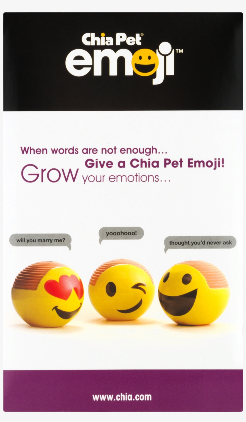 As Seen On Tv Chia Pet Emoji "winky" - Chia Pet Emoji Heart Eyes Handmade Decorative Planter,, transparent png #1896081