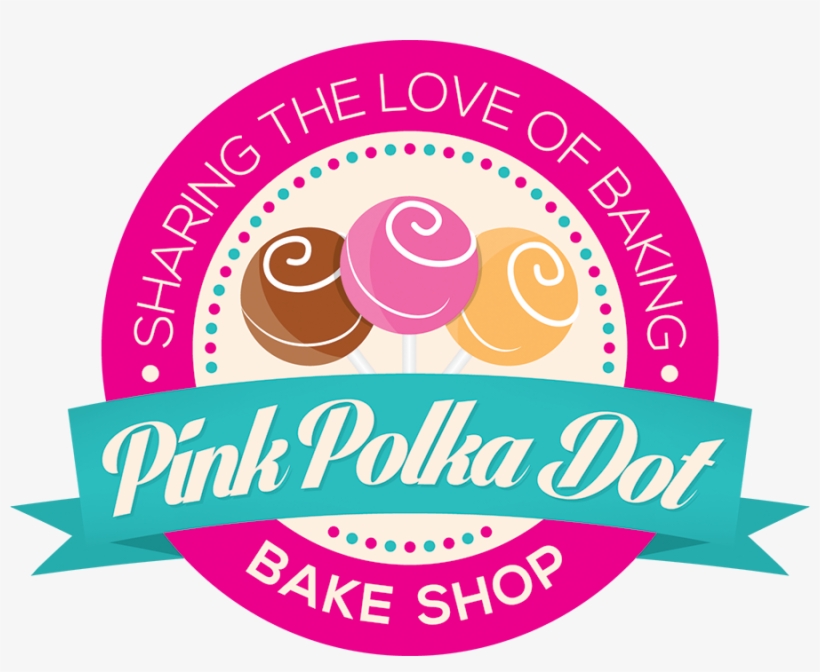 Pink Polka Dot Bake Shop - Bake Shop Logo Png, transparent png #1896117