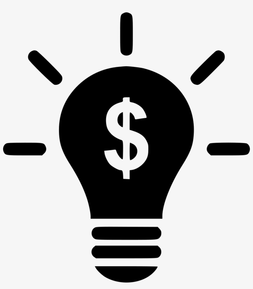 Light Bulb Idea Finance Money - Sunset Icon Png, transparent png #1896506