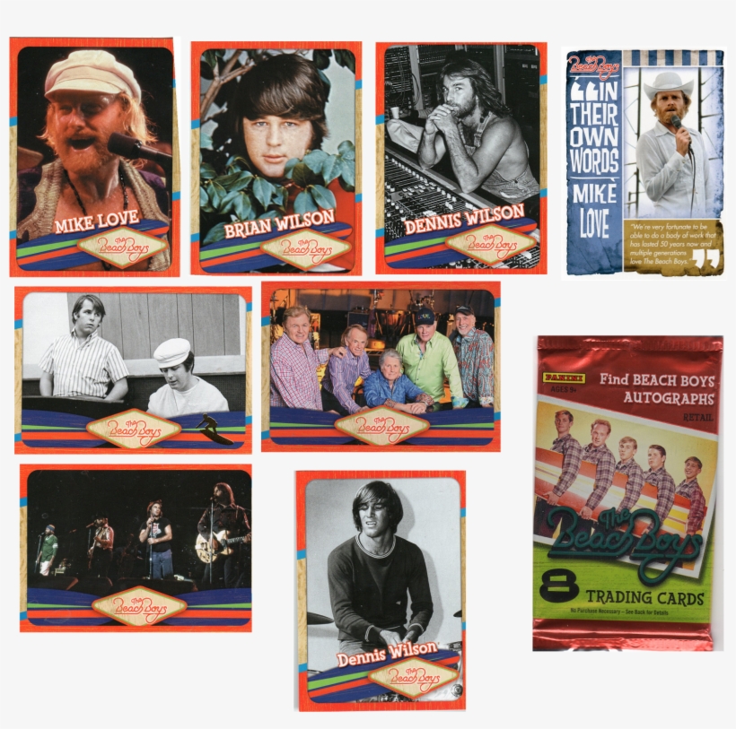Next Was A Random 6 Trading Cards Pack 1 Is Supposed - Brian Wilson, transparent png #1896882