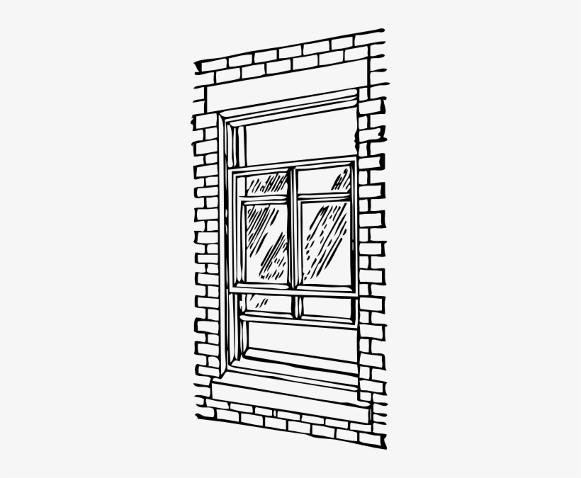 Free Vector Double Hung Window Clip Art - Clip Art Transparent Window, transparent png #1896907