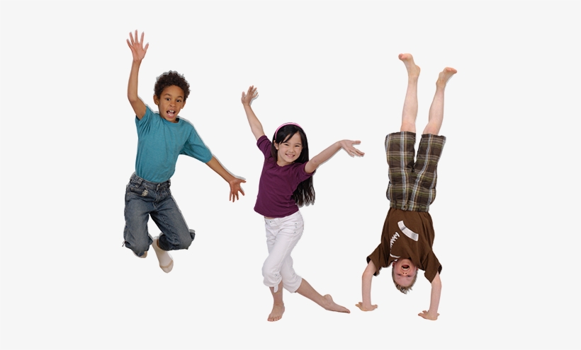 Kids Running White Background Png - Children Dancing Png, transparent png #1896957