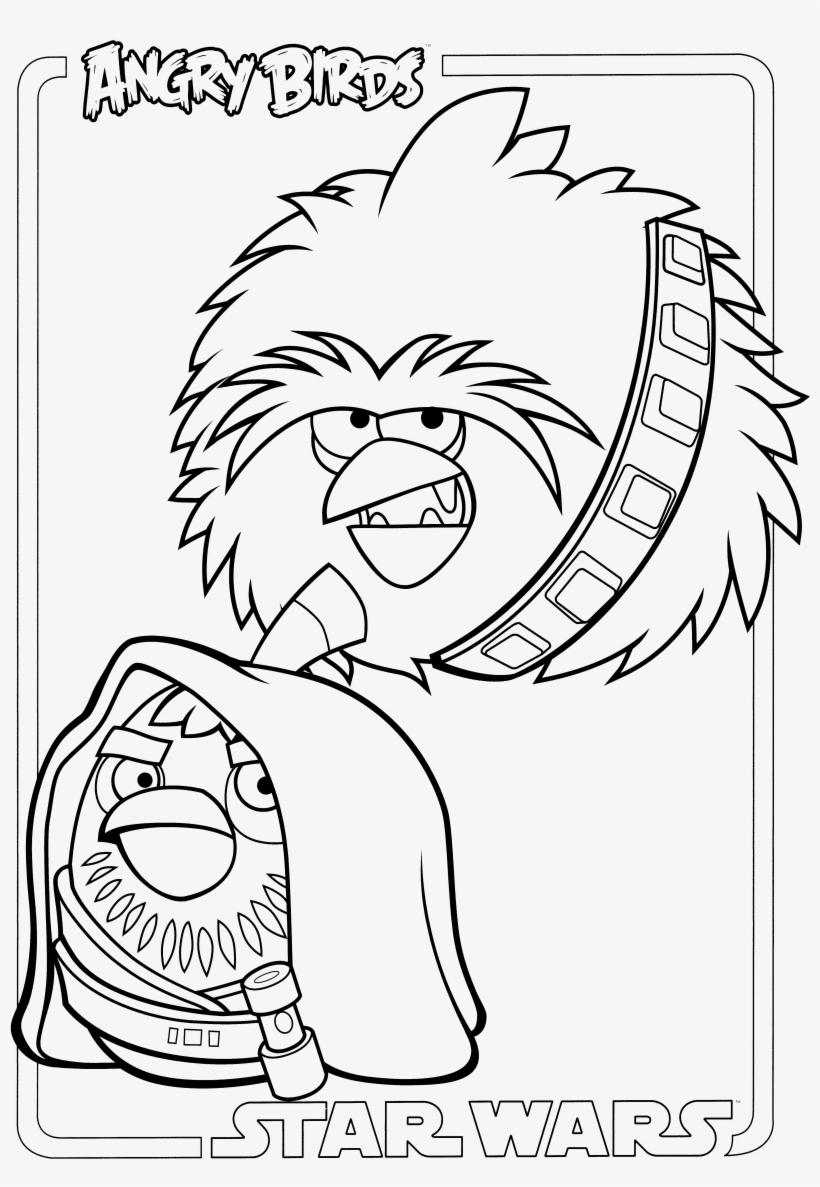 33 Terrebacca And Obi-wan Kaboomi - Angry Birds, transparent png #1897223