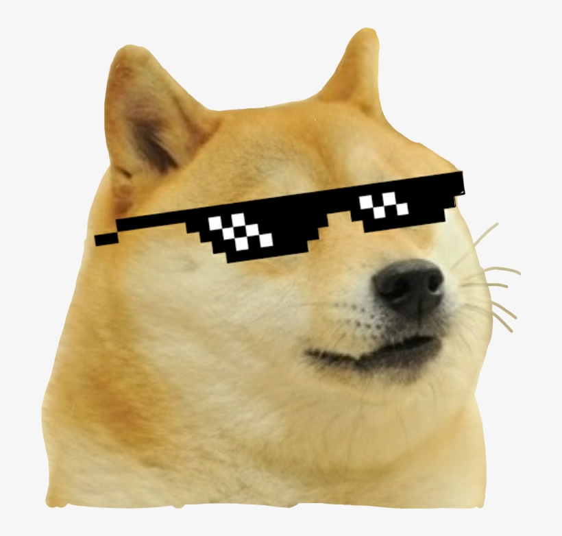 Doge Dog Thug Life, transparent png #1897470