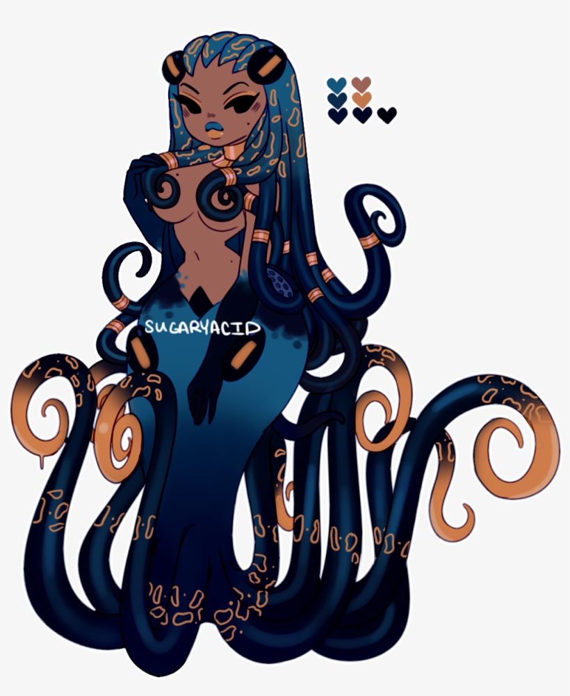 Day 11 Of Mermay This Was Going To Be An Adopt - Bnha Octopus, transparent png #1897573