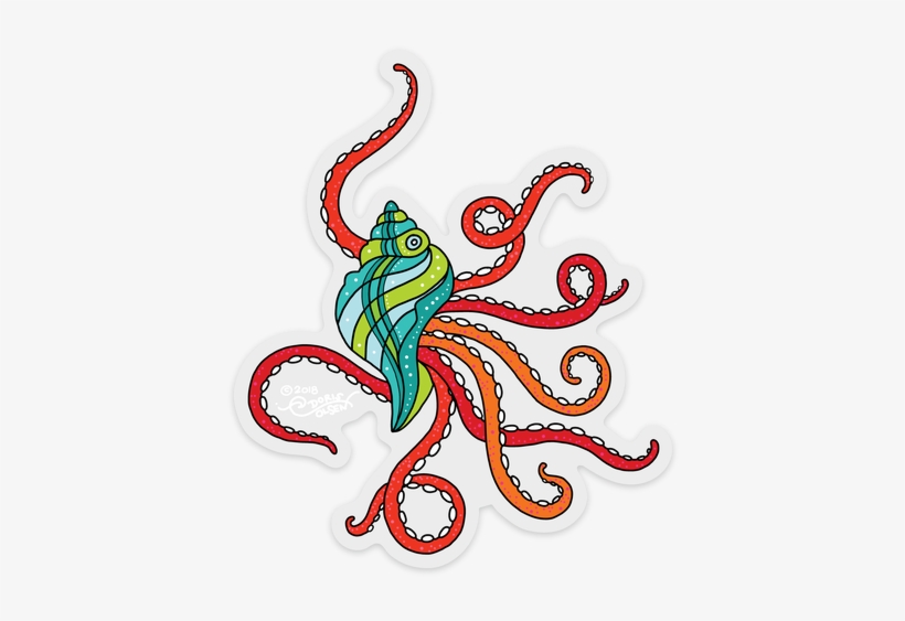 Colorful Orange And Red Tentacles Playfully Arranged, transparent png #1897629
