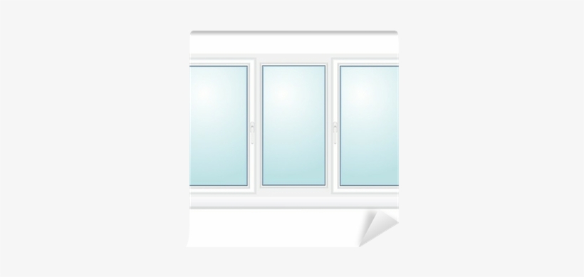 Closed Plastic Glass Window Vector Illustration Wall - Window, transparent png #1897653