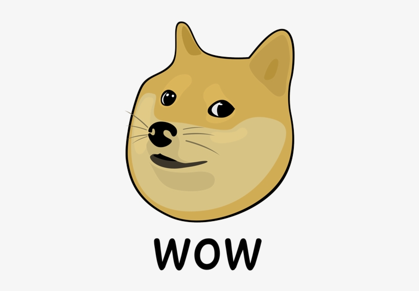 I Know Doge Is Considered Cancer Here, But My Brother - Wow Doge Sticker, transparent png #1897684