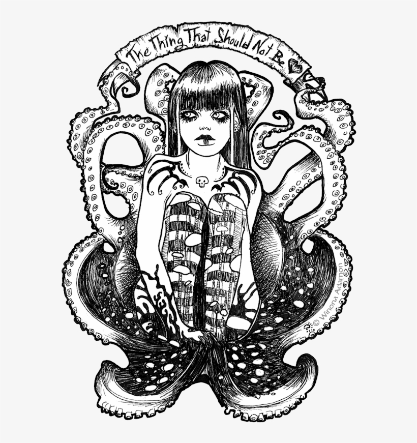 The Thing That Shouldn't Be Id By *winona-adamon On - Drawing, transparent png #1897688