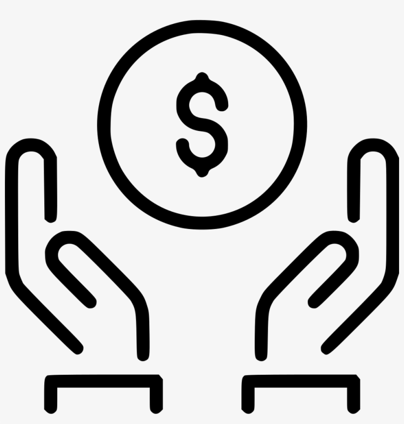 Hand Take Money Comments - Hand Donation Icon, transparent png #1897713