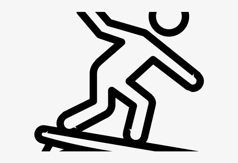 Hand Emoji Clipart Surfer - Portable Network Graphics, transparent png #1898335