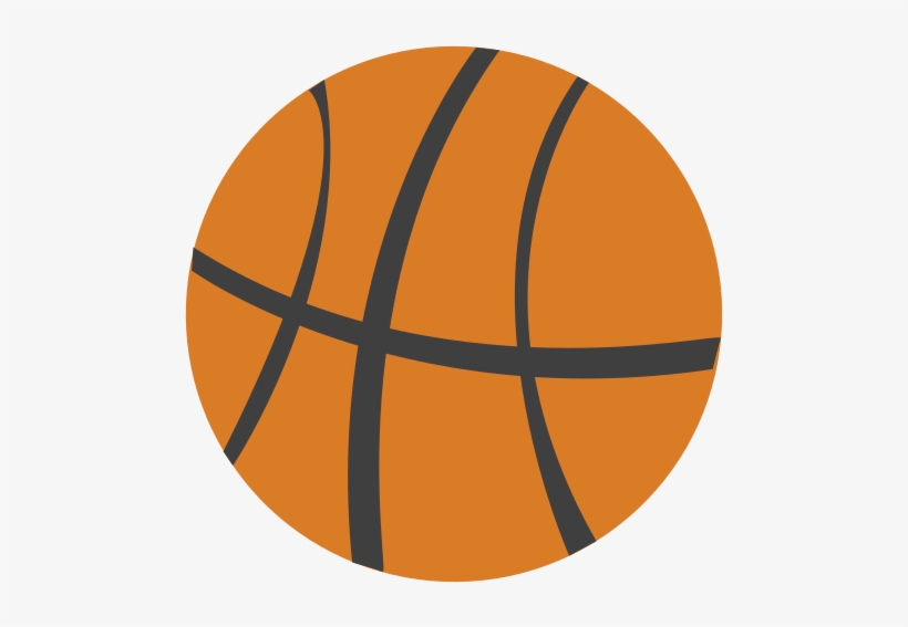 This Image Rendered As Png In Other Widths - Basketball Clipart Flat, transparent png #1898504