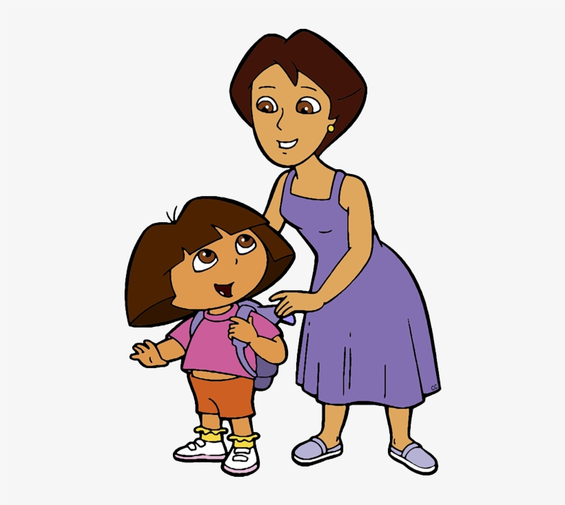 Dora And Her Mother Or Mami, Elena Marquez - Kid Show Memes, transparent png #1899151