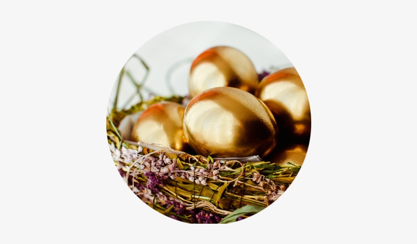 Nest Of Golden Eggs - Egg, transparent png #1899337