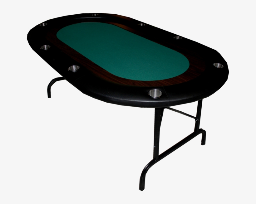 High Range Oval Foldable Poker Table Green 8 Persons - Poker Table, transparent png #1899357