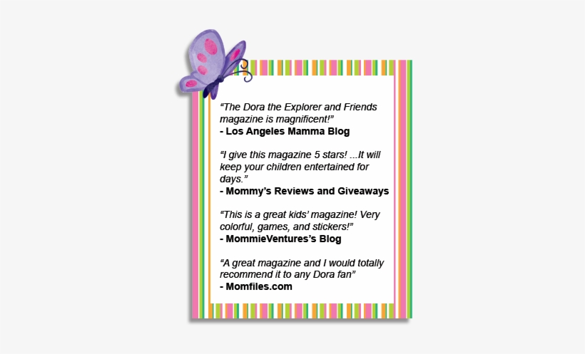 Comments About Dora The Explorer And Friends Magazine - Flower, transparent png #1899417
