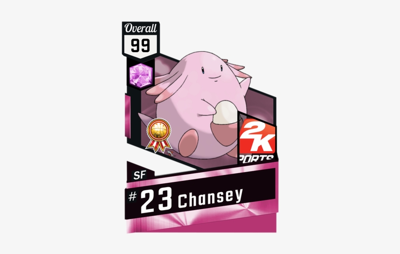 Your Chansey Card Is Right Over Here - Pink Diamond Kevin Love, transparent png #1899606