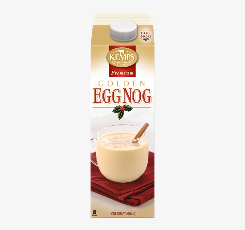 Premium Golden Egg Nog - Kemps Premium Golden Egg Nog 1 Qt. Carton, transparent png #1899690