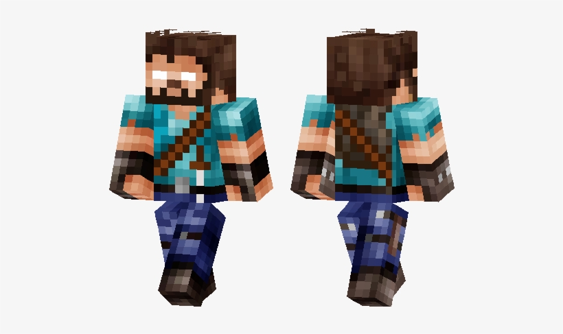Herobrine - Fantasy - Minecraft Pe Adventure Skin - Free Transparent ...