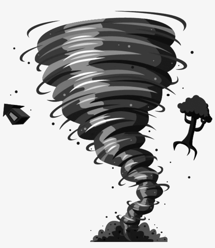 Tornadoes Of - Wizard Of Oz Tornado Cartoon, transparent png #190155
