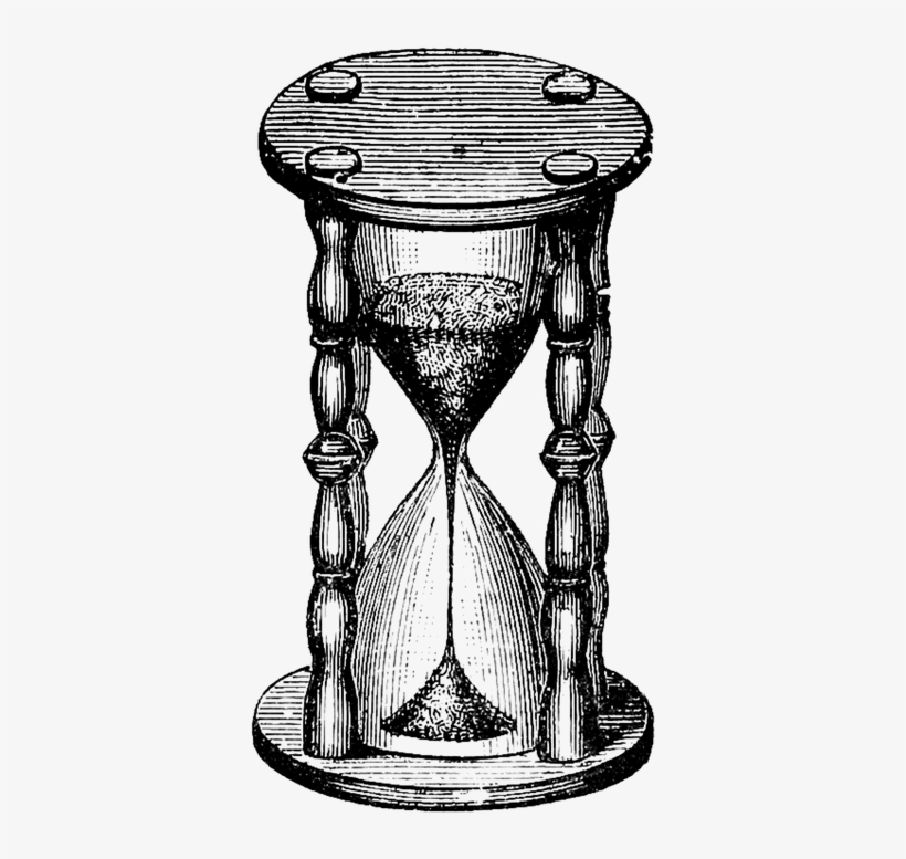 Download - Vintage Hourglass, transparent png #190349