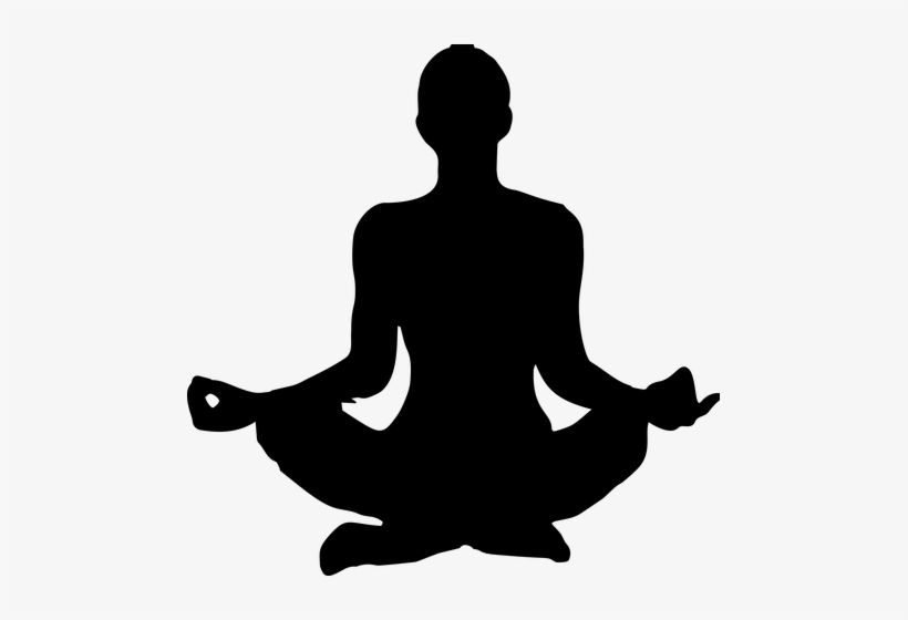Exercise, Female, Fitness, Girl - Yoga Silhouette Png, transparent png #190556