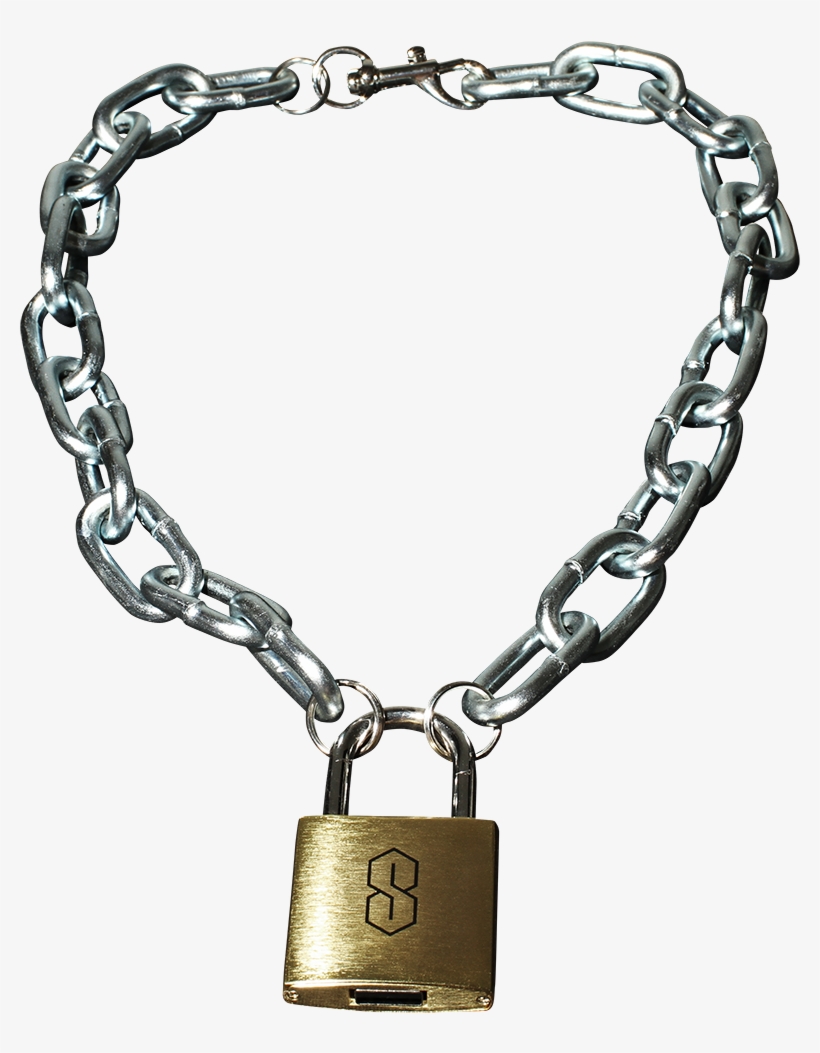 Chain Lock Necklace Images - Bitcoin, transparent png #190754