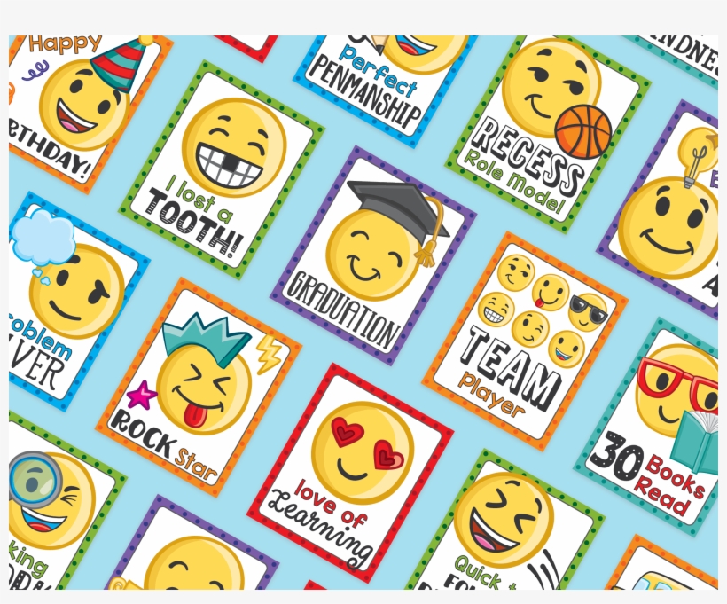 Emoji Student Brag Tags - Smiley, transparent png #190756
