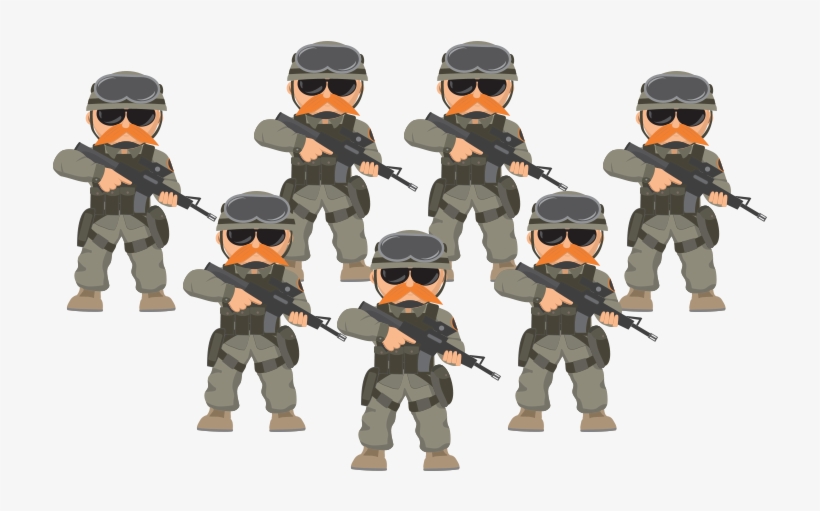 Hundred-soldier - Figurine, transparent png #190844