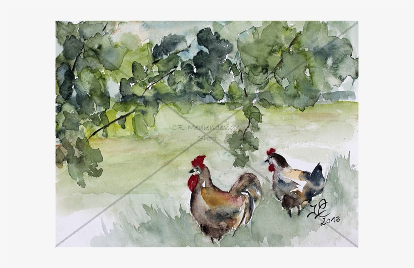 Postcard Ossenberg - Rooster, transparent png #190953