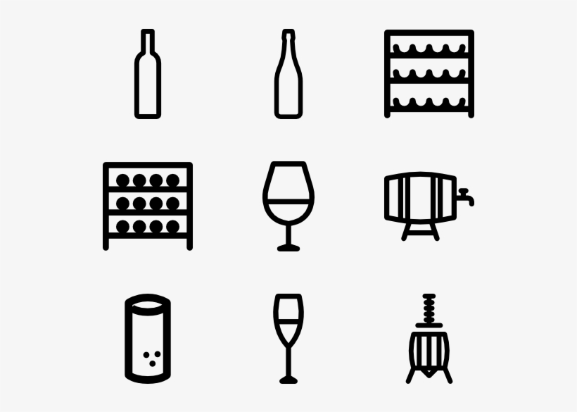 Linear Winery Elements - Icon, transparent png #191166