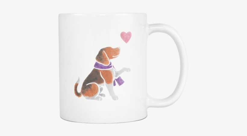 Watercolor Beagle Mug - Beagle, transparent png #191255