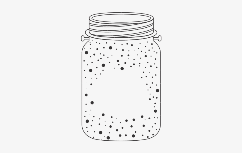 Vector Black And White Stock Icon Shared By Jmkxyy - Drawings Mason Jar, transparent png #191510