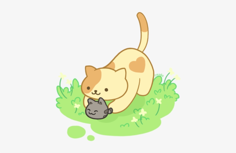 The Product Of Today's Stream, Peaches And A Tabby - Cat Grabs Treat, transparent png #191937