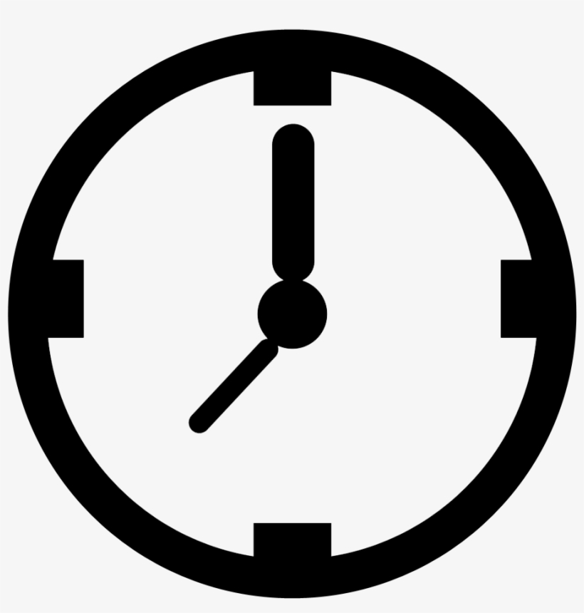 Free Clock Icon Png - Number 5 In Circle, transparent png #192093