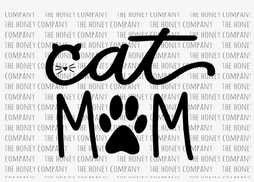 Cat Mom Svg Png Dxf Hand Lettered Fur Mom Mama Lover Cat Mom Vector Free Transparent Png Download Pngkey