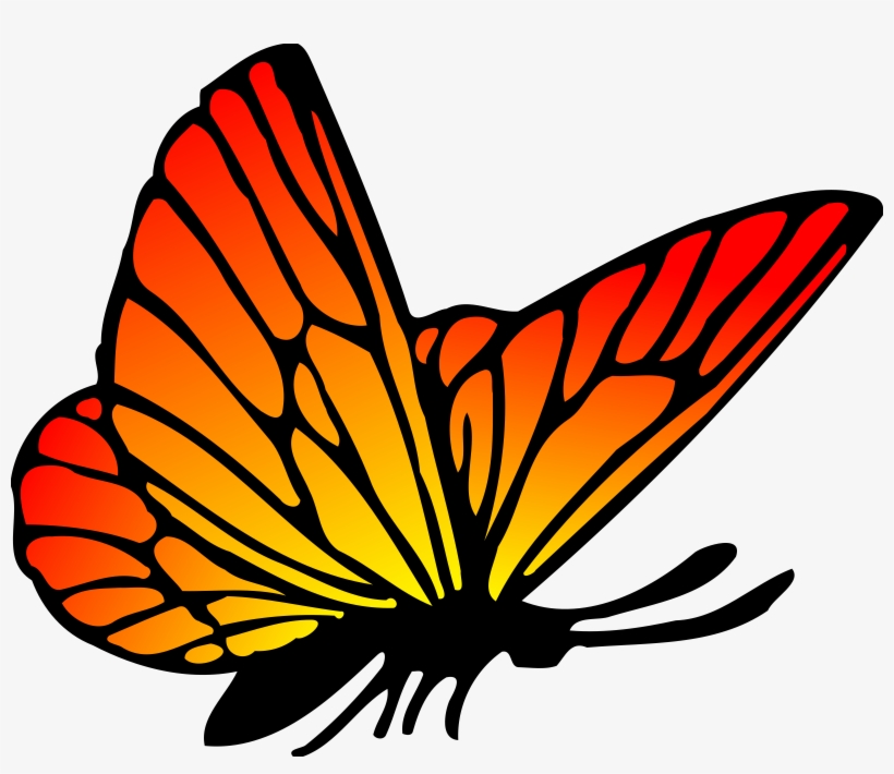 Clipart - Butterflies Clip Art Free, transparent png #192260