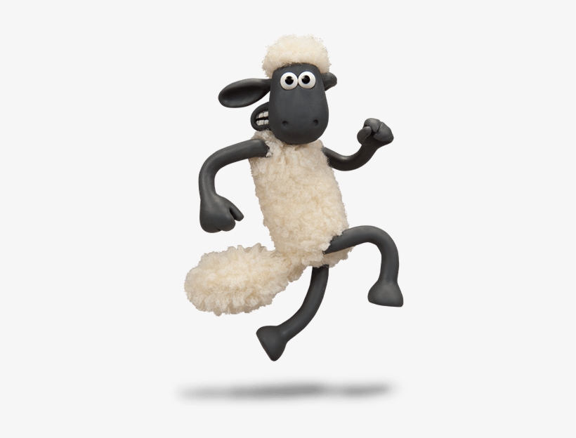 Shaun The Sheep Running - Shaun The Sheep Png, transparent png #192472