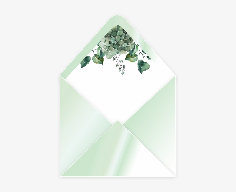 Sweet Blossom Envelope Liner - Invitation In Transparent Envelope, transparent png #192722