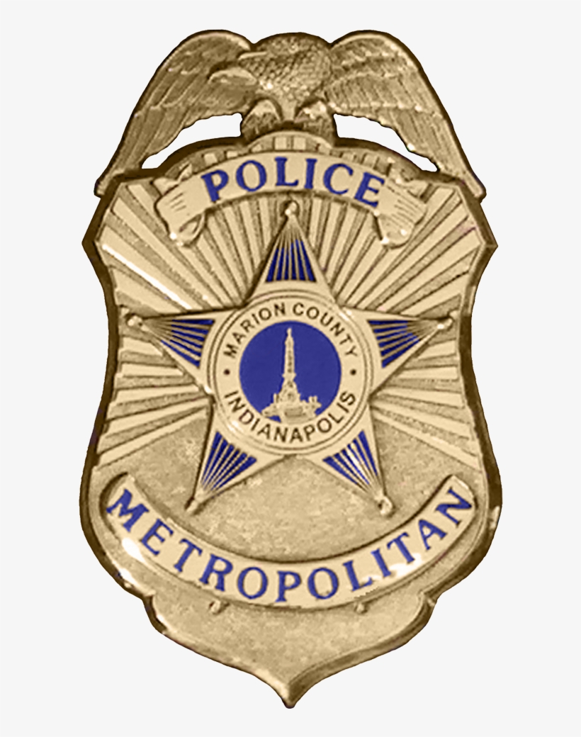 Indianapolis Metro Police Badge - Police Badge Png, transparent png #192877