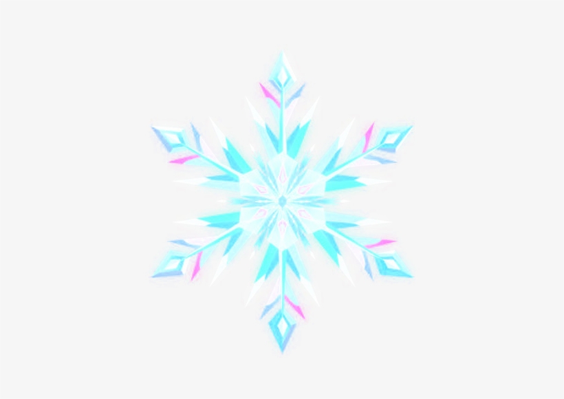 Frozen Snowflake On White Background - Disney Frozen Snowflake Png, transparent png #193077