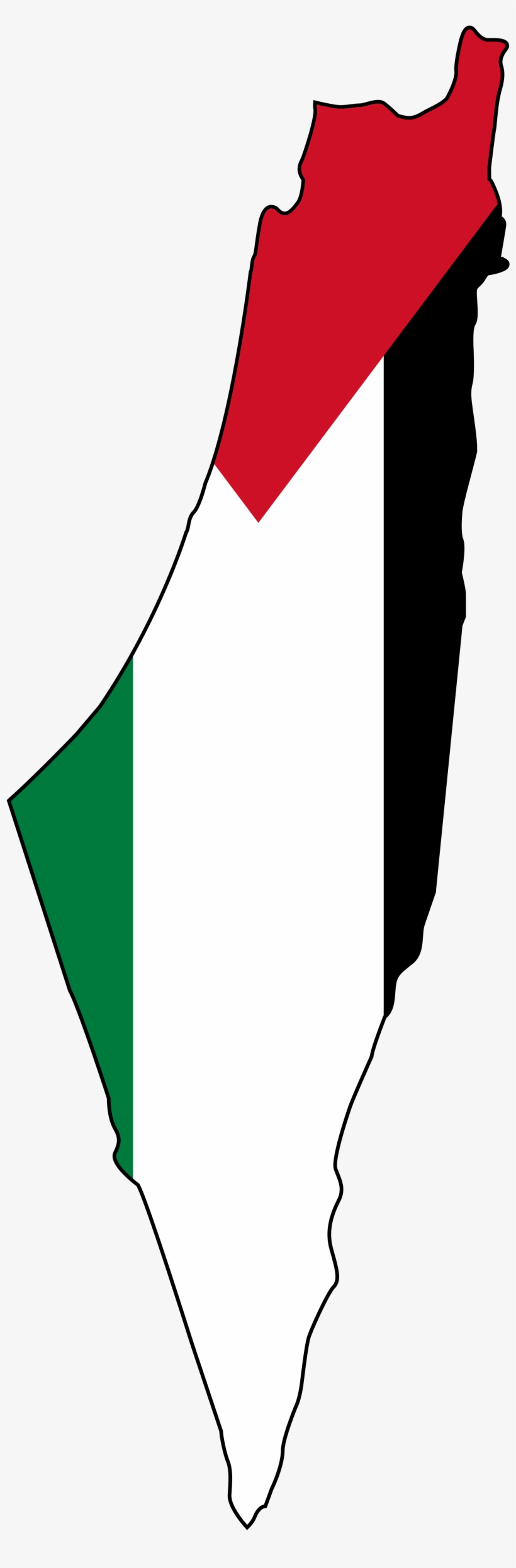 Get Palestine Flag - Palestine Map With Flag, transparent png #193124