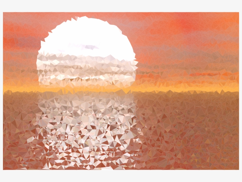 Sunset Png - Low Poly Sunset, transparent png #193282