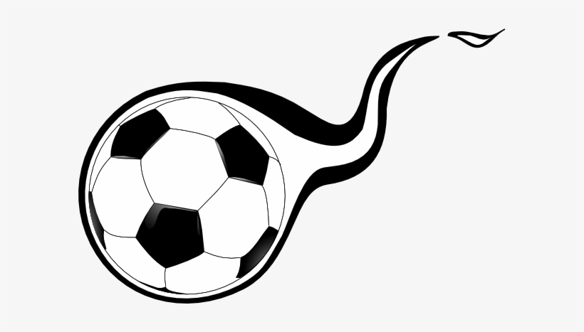 Fire Clip Art At Clker Com Vector - Soccer Ball Fire Black And White, transparent png #193475