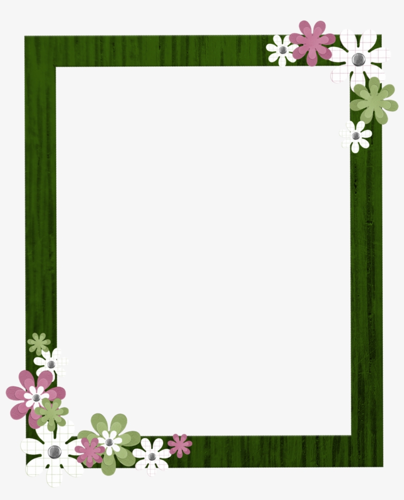 Green Border Frame Clipart - Borders And Frames Png, transparent png #193557