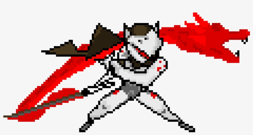 Genji Pixel Art - Pixel Art - Free Transparent PNG Download - PNGkey