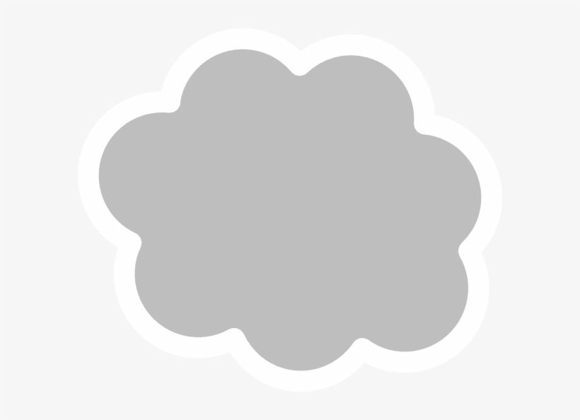 How To Set Use Cloud Icon White Border Clipart, transparent png #193725