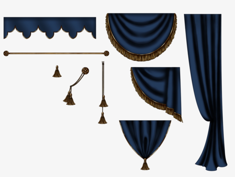 Curtains Png Transparent - Transparent Background Png Drapes, transparent png #193772